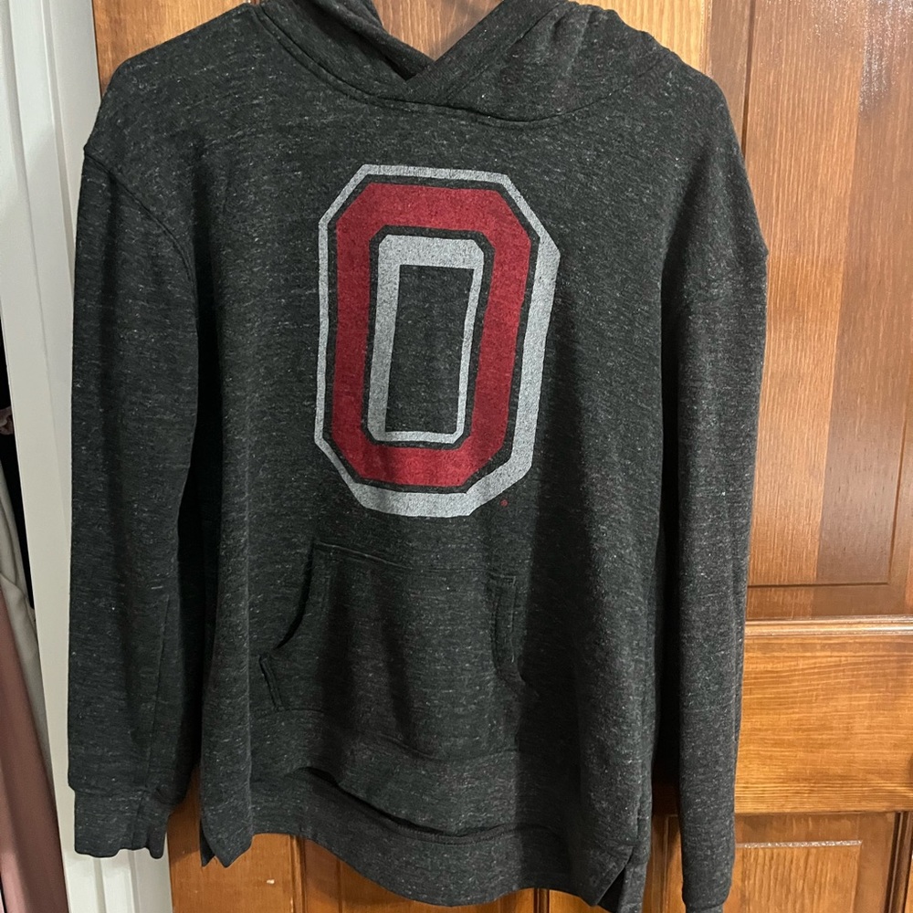 HOMAGE Charcoal and Red Women's Sweater